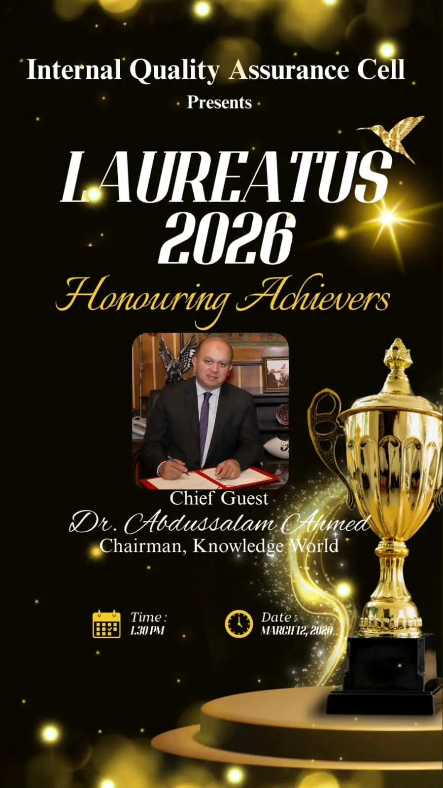 LAUREATUS 2026 Honouring Achievers