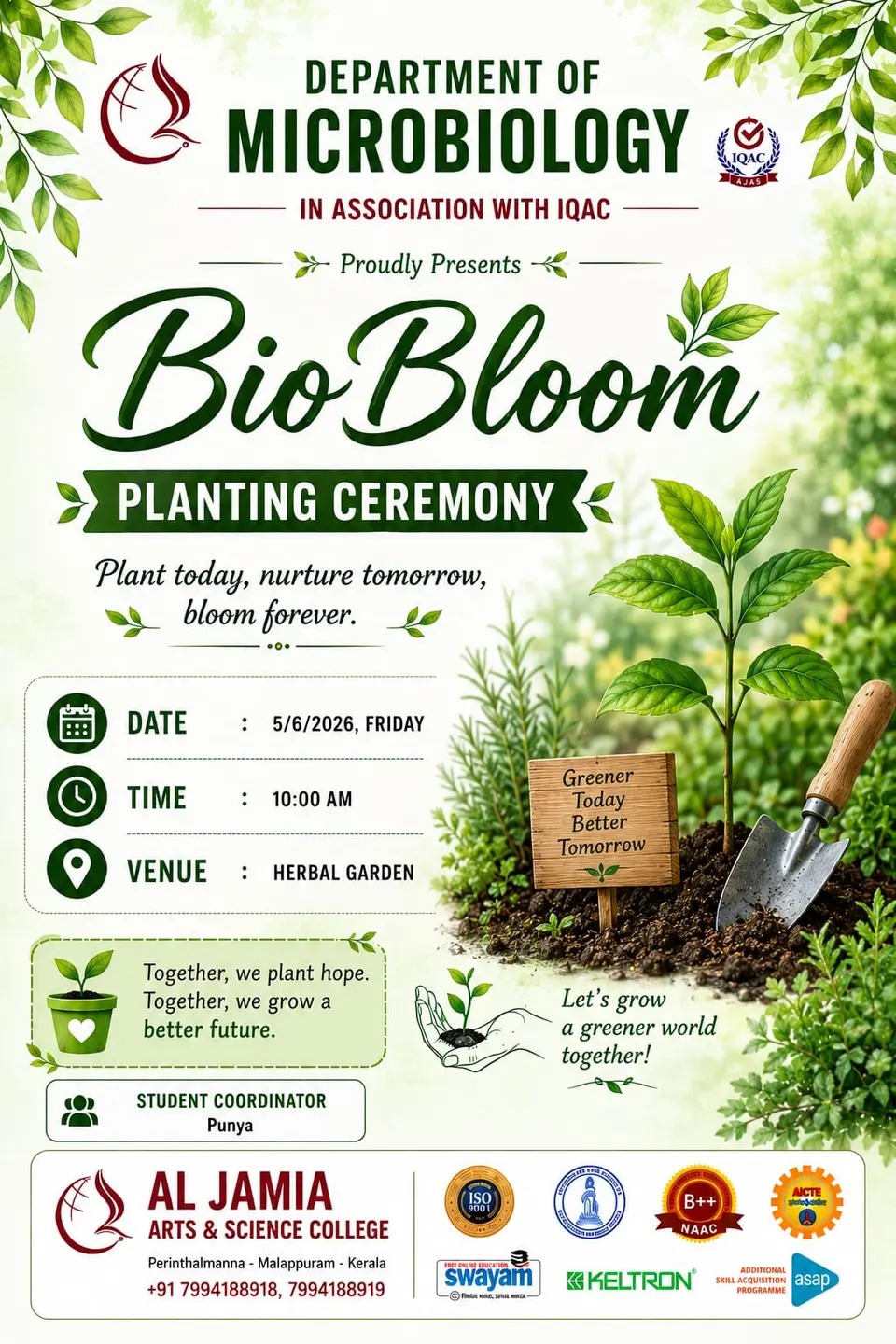 Bio Bloom Planting Ceremony World Environment Day 2026