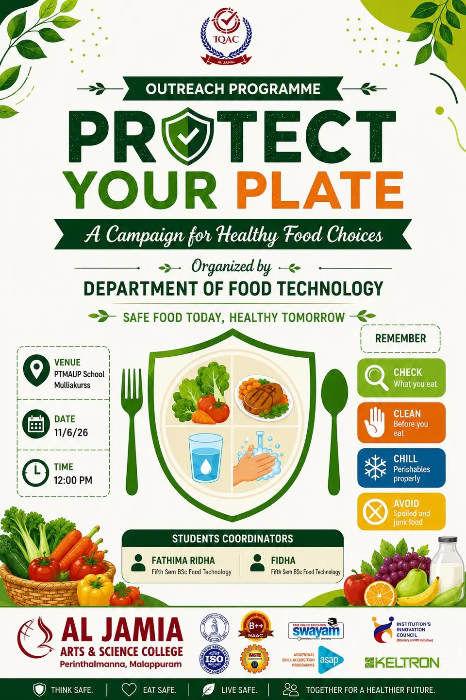 PROTECT YOUR PLATE - A Campaign for Healthy Food Choices