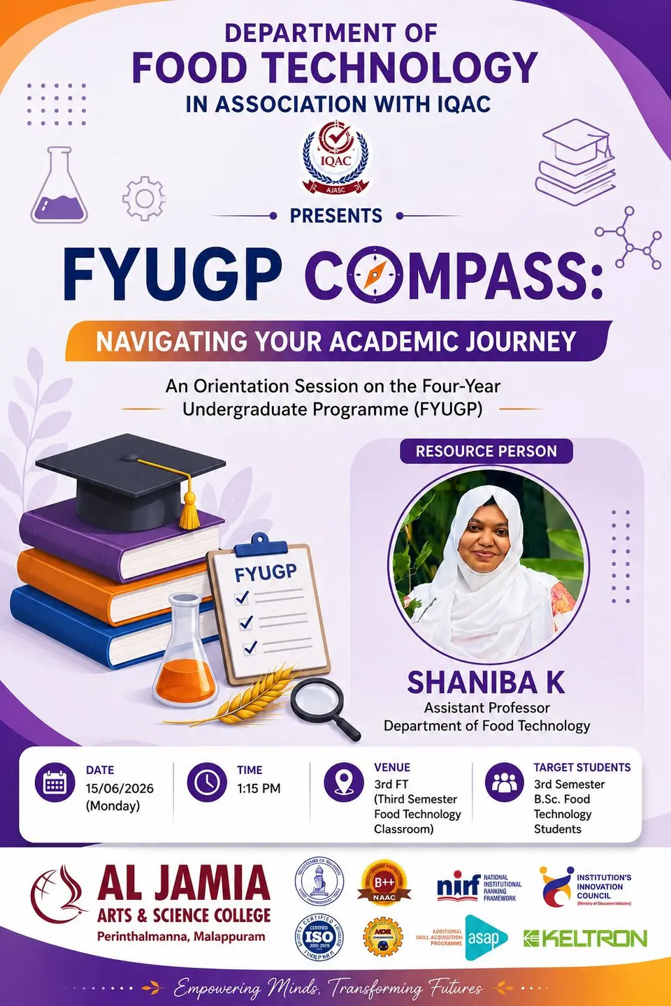 FYUGP COMPASS By Department of Food Technology